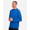 thumbnail image 2 of CORE365 CE10L Unisex Capital Long Sleeve Performance T-Shirt-True Royal-L, 2 of 6