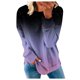 thumbnail image 2 of Sudadera con capucha KIHOUT de talla grande para mujer, informal, de cuello redondo, manga larga, estampada, a la moda, sin capucha, 2 of 5