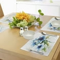thumbnail image 4 of Ambesonne Summer Place Mats Set of 4, Nature Painting, Standard Size, Teal Green White, 4 of 6