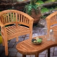 thumbnail image 5 of Teak Wood Peanut Outdoor Patio Dining and Sitting Sturdy Arm Chair, A-Grade Teak Wood, 5 of 5