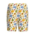 thumbnail image 7 of Daiia Autumn Pumpkins Blooms Mens Woven Stretch Pajama Short,Short Pajama Pants-XX-Large, 7 of 7