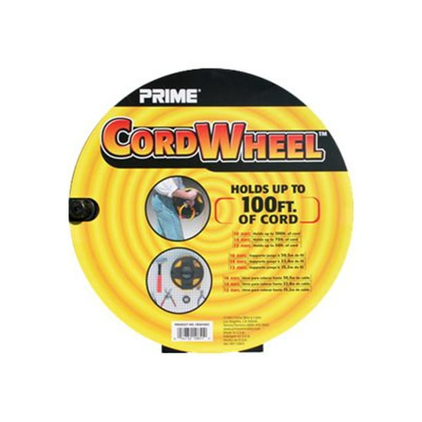 Prime Cord Storage Wheel Cable reel black