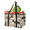 Multicolor 4, variant on Floral Moose Reusable Grocery Bags, Foldable Reusable Shopping Bags, Fall Leaves Deer Collapsible Tote Bag with Reinforced Handles for Kitchen, Picnic