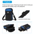 thumbnail image 4 of Uxcell 6" Small Crossbody Bag Phone Bag Shoulder Waist Bag Diagonal Cross Bag Sky Blue, 4 of 6