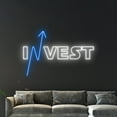 thumbnail image 3 of Handmadetneonsign Invest Stock Market Neon Light, Trading Neon Sign, Bitcoin Led Sign, Custom Neon, 3 of 5
