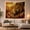 Lions Resting, variant on Lions Resting Among Roses at Golden Dusk, Peaceful Digital Art for Animal Lovers, Floral Wildlife Decor, Anniversary Gift, Tapestry Wall Hanging for Bedroom and Living Room