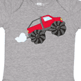 thumbnail image 4 of Inktastic Red Monster Truck Action Boys or Girls Baby Bodysuit, 4 of 5