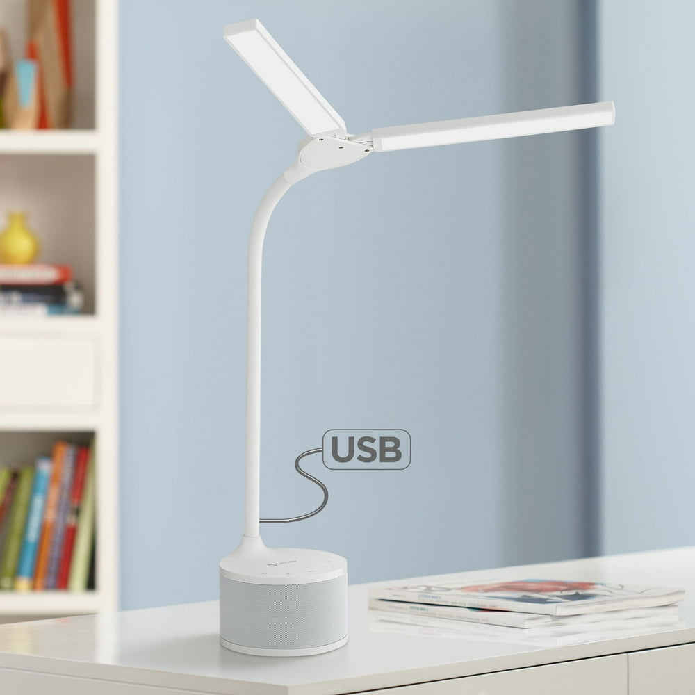 OttLite OttLite Adjustable LED Desk Lamp with Bluetooth and USB