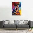 thumbnail image 5 of HFDF Black Women Wall Art Black Queen Artwork Black Art Wall Decor African American Abstract Art Patg (color04,less) 8x10inch Unframed, 5 of 5
