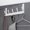 White, variant on Over The Door Hooks 5 Hook Heavy Duty Steel Hanger for Coats Towels Hats Backpacks, Rust Resistant Scratch Free Space Saving Door Organizer, No Drill Installation, Black