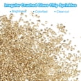 thumbnail image 3 of Uxcell Crushed Glass Glitters Colorful Irregular Glass Chips Chunky Yellow, 3 of 7