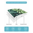 thumbnail image 5 of Palm Leaf Queen Size Down Alternative Comforter, Lightweight Comforter Quilt Bedding Set with Pillow Shams Green Tropical Plant Summer Nature Scenery All Seasons Bed Comforter Duvet Insert 90"x96", 5 of 7