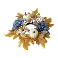 thumbnail image 2 of Corona Rústica Con Forma De Anillo Para Velas, Ideal Para Festivales, Comedores Y El Hogar., 2 of 9