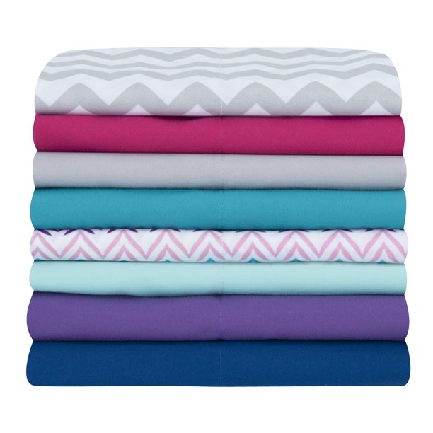 Your Zone Microfiber Bed Sheet Set, 1 Each - Walmart.com - Walmart.com