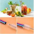 thumbnail image 5 of Stainless Steel Bubble Tea Straws,reusable Metal Straws,drinking Straws Straight,extra Wide Metal Straws,with Cleaning Brush And Storage Bag,suitable, 5 of 5
