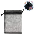 thumbnail image 2 of 100 bolsas transparentes con cordón para joyas, bolsas de regalo para bodas, fiestas, regalos de Navidad, bolsas de regalo con cordón, 2 of 8