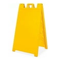 thumbnail image 2 of Plasticade 130-Y Signicade A Frame Plain Portable Folding Sidewalk Sign, Yellow, 2 of 9