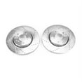 thumbnail image 2 of Power Stop Front Pair of Drilled and Slotted Brake Rotors JBR1588XPR Fits 2014 Acura RLX, 2 of 4
