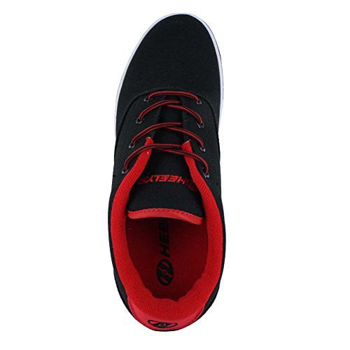 heelys men's launch skateboarding shoe, black/red, 10 m us 