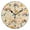 Black, variant on YAZAOO Decorative Wall Clock Size：25cm Joyful Rainbows Design Pattern Clock