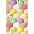thumbnail image 2 of Kitchen Towels Colorful Ball Ice Cream Pattern Cleaning Towel Absorbent Hand Towels Tea Towels for Home Restaurant Dish Clean 28" x 18", 6PCS, 2 of 7