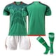 thumbnail image 1 of LGreen BNew Design Traje de uniformes de fútbol para hombres y mujeres Chicharito 14 # A.guardado 18 # Conjunto de camiseta de equipo de fútbol de moda deportiva para niños con calcetín y protección de rodilla esquí esquí Gafas de esquí, 1 of 1