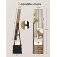 thumbnail image 6 of Skyhill Jewelry Cabinet Armoire, Full-Length Mirror Lockable with with 2 Drawers and Shelf（Brown）, 6 of 8