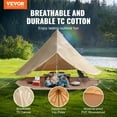 thumbnail image 2 of 8-10 Person Canvas Glamping Yurt / Bell Tent, 2 of 5