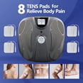 thumbnail image 3 of OSITO Rechargeable EMS Foot Massager for Circulation and Pain Relief, 15 Modes 99 Intensities TENS Muscle Stimulator with Remote Control and LED Display (Black), 3 of 8