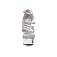 thumbnail image 3 of Ellie Shoes E-609-Aurore 6" Heel Womens Sandal with Multiple Straps. 11 / Black, 3 of 5