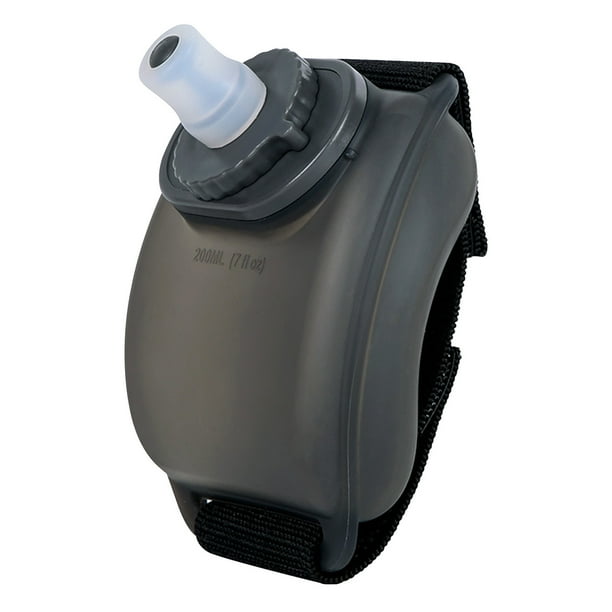 Botella de agua para correr (1 unidad), alternativa al cinturón de hidratación, 200 ml, diseño a prueba de fugas para trail running y senderismo, manos libres.