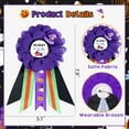 thumbnail image 5 of Halloween Baby Shower Decorations, Halloween Baby Shower Maternity Sash Orange Purple Mom Daddy To Be Pins Mom Dad To Be Sash for Halloween Baby Shower Gender Reveal Party Decorations, 5 of 6