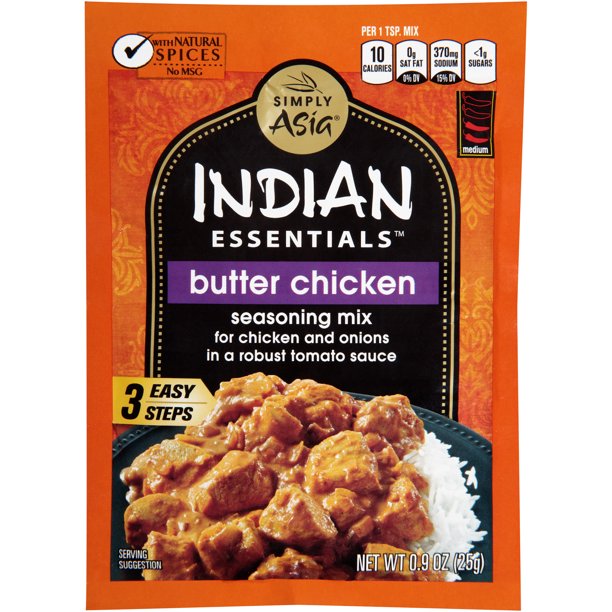 Simply Asia Indian Essentials Butter Chicken Seasoning Mix, 0.9 oz