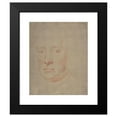 thumbnail image 2 of Jonathan Richardson the Elder 15x18 Black Modern Framed Museum Art Print Titled - Man's Head (1680-1745), 2 of 5