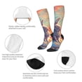 thumbnail image 3 of Naloa Sunshine Winged Rabbit Thigh High Socks Extra Long Stretchy Sock Women Over Knee High Opaque Stocking Daily Wear, 3 of 6