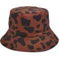 thumbnail image 3 of CoCopeaunts Cow Bucket Hat for Women Packable Double-Sided Wear Summer Cotton Men Fisherman Hat Beach Outdoor Sunshade Caps, 3 of 8