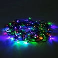 thumbnail image 2 of Perfect Holiday 100 LED Multicolor Fairy String Lights, 32 Ft Long Green Wire with Waterproof Connector for Christmas, 2 of 5