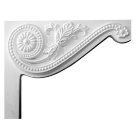 

8 In. W X 6.5 In. H X .75 In. D Architectural Pearl Stair Bracket Right