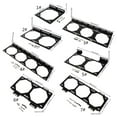 thumbnail image 2 of Fan Bracket 240 Radiator Mounting Bracket Water Cooler for 12/14CM Fan Holder External Computer Case Heatsink Gadget Accessories Blue, 2 of 6