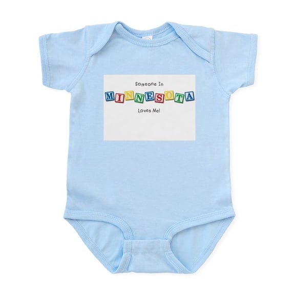 CafePress - Minnesota Infant Bodysuit - Baby Light Bodysuit, Size Newborn - 24 Months