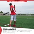 thumbnail image 4 of PowerNet 2.8" Weighted Hitting and Batting Training Ball (6 pack) 16 Oz - Red, 4 of 9