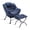 Navy Blue, variant on MOONMISS Accent Chair with Ottoman,with Armrests and Side Pockets、 Footrest for Living Room,Navy Blue