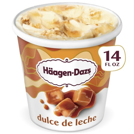 Haagen Dazs Dulce de Leche Ice Cream, Kosher, 14 oz