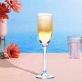 thumbnail image 3 of ACDANC 4Pcs Champagne Flutes Plastic Blue 5 oz Party Cups Plastic Tumblers for Parties, 3 of 7