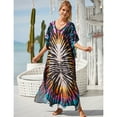 thumbnail image 4 of Sunforyou Kafan Dresses for Women Moo Moos Bathing suit Cover up Plus size Caftans for Women Loungewear, 4 of 4