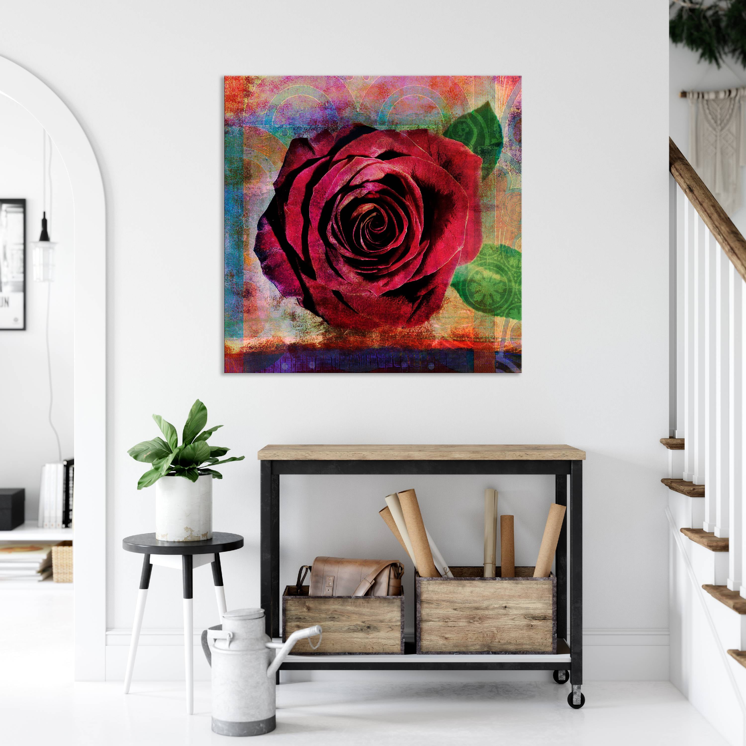 ArtWall Elena Ray Rose Wall Art