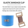thumbnail image 2 of Langgg 50 Pcs Clips de Bandage Boucle de Bandage en Aluminium Élastique Ruban Adjustable, 2 of 8