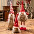 thumbnail image 2 of New Christmas Rudolph Doll Forest Old Man Love Standing Faceless Doll Ornaments Nordic Gnome Decoration Gifts Party Supplies, 2 of 5