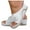 White, variant on Womens Orthopedic Wedge Sandals Summer Beach Walking Slip on Shoes Casual Platform Slides