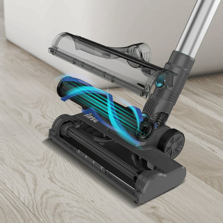 INSE Cordless Vacuum Cleaner,6 in 1 Powerful Stick Handheld Vacuum with  2200mAh Rechargeable Battery,20Kpa Vacuum Cleaner,40min Runtime,Lightweight